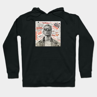 Anthony Bourdain Quote Collage Hoodie